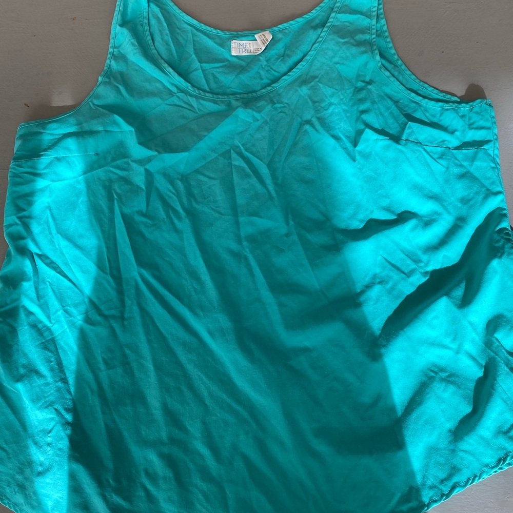 Blue tank top